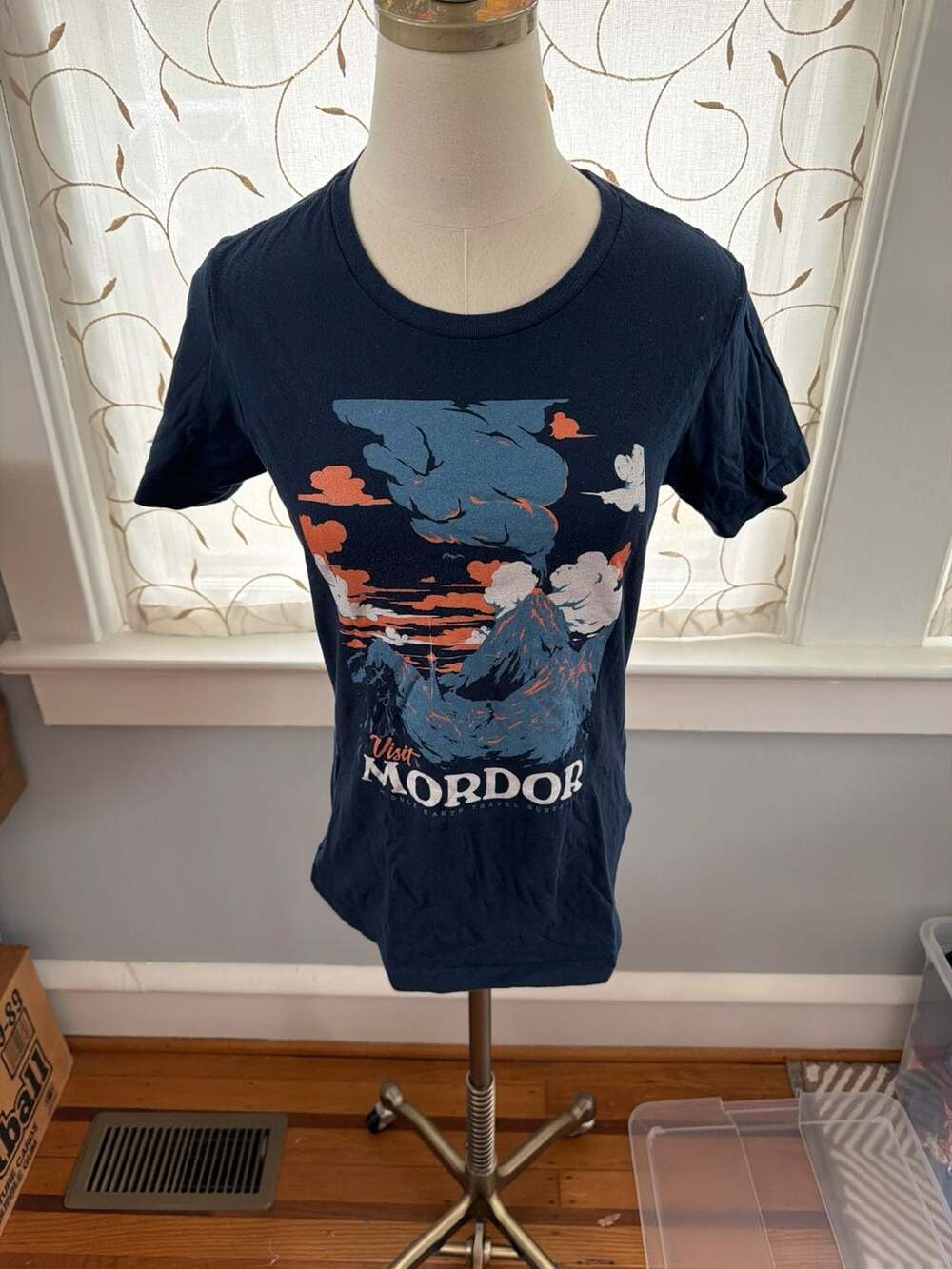 Visit Mordor Middle Earth Travel Bureau Graphic T-Shirt